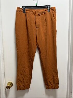 Collusion Asos Womens W32” Brown Pleated Tailored Trouser Pants Preppy Office